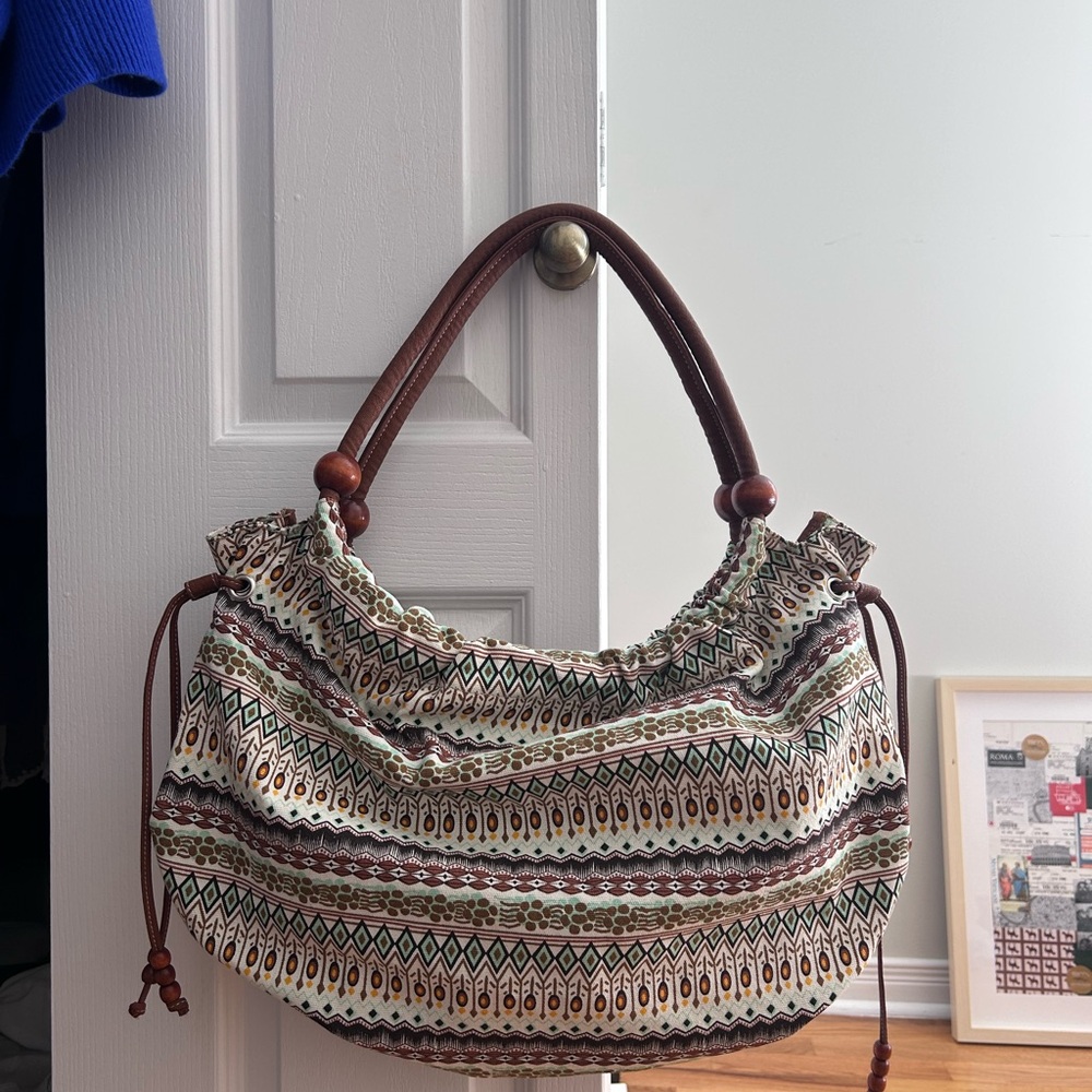 Boho Patterned Shoulder Bag